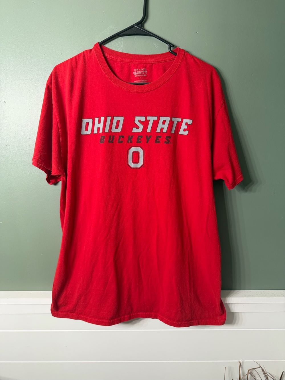 Ohio State Buckeyes Red Graphic Tee